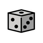 Game Die SVG Icon